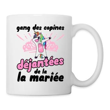 gang des copines déjantées de la futur mariée evjf - Mug blanc - blanc - Droite