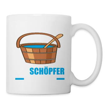 Aus dem Weg der Schöpfer kommt - Tasse - Weiß - Rechts