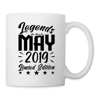 Born May 2019 Birthday gift 2019. - Mug - white - Right