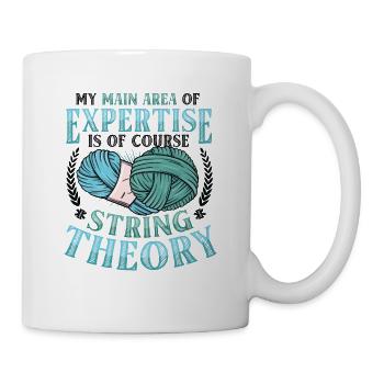 Funny Yarn Lover, Häkeln - Tasse - Weiß - Rechts