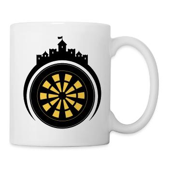 Dart Castle Emblem - Tasse - Weiß - Rechts