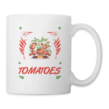 Grand-mère Tomate Jardinage Citation, Drôle de Mamie - Mug blanc - blanc - Droite