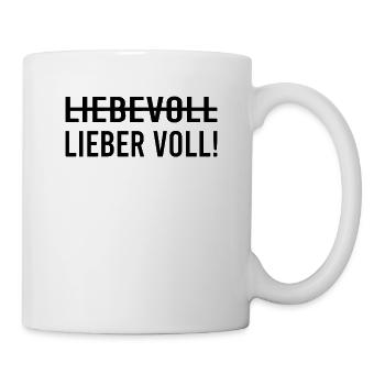 Vatertag Himmelfahrt Bier Nachbar Nachbarn Saufen - Tasse - Weiß - Rechts