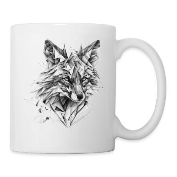 Fuchs Tierliebhaber Tierisch Tier Geschenkidee - Tasse - Weiß - Rechts