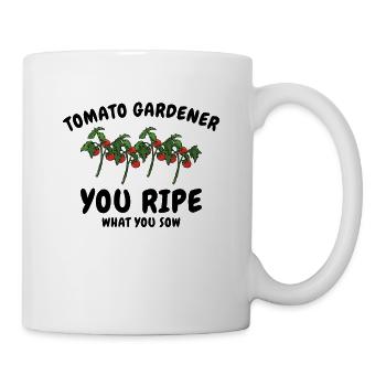 Tomato Gardening Lover Funny Gardener - Mug - white - Right