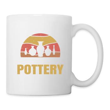 Ceramic Oven Cermaicist Ceramic Clay Oven Pot - Mug - white - Right