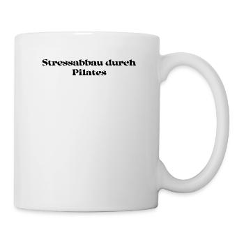 Pilates - Stressabbau durch Pilates - Tasse - Weiß - Rechts