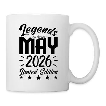 Born May 2026 Birthday gift 2026. - Mug - white - Right