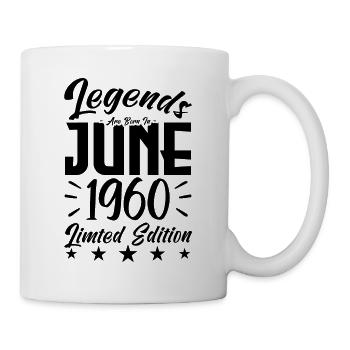 Naissance En juin 1960 Cadeau d'anniversaire 1960. - Mug blanc - blanc - Droite