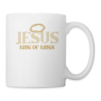 Jesus King of Kings Crown of Thorns Passion - Mug - white - Right