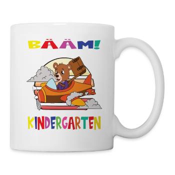 Kindergartenkind Hallo Kindergarten Ich Komme - Tasse - Weiß - Rechts