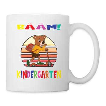Kindergartenkind Hallo Kindergarten Ich Komme - Tasse - Weiß - Rechts