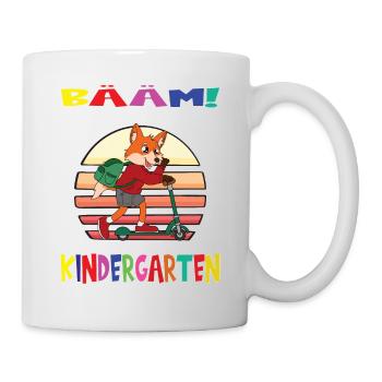 Kindergartenkind Hallo Kindergarten Ich Komme - Tasse - Weiß - Rechts