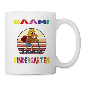 Kindergartenkind Hallo Kindergarten Ich Komme - Tasse - Weiß - Rechts