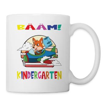 Kindergartenkind Hallo Kindergarten Ich Komme - Tasse - Weiß - Rechts
