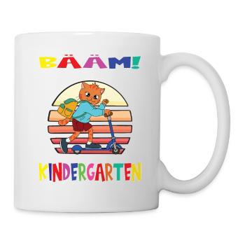Kindergartenkind Hallo Kindergarten Ich Komme - Tasse - Weiß - Rechts