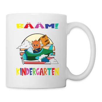 Kindergartenkind Hallo Kindergarten Ich Komme - Tasse - Weiß - Rechts