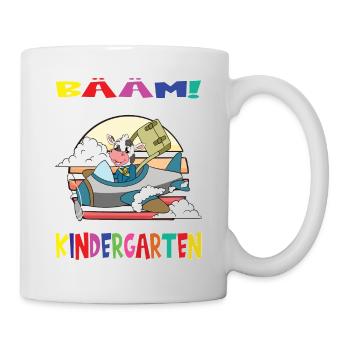 Kindergartenkind Hallo Kindergarten Ich Komme - Tasse - Weiß - Rechts