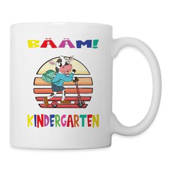 Kindergartenkind Hallo Kindergarten Ich Komme - Tasse - Weiß - Rechts