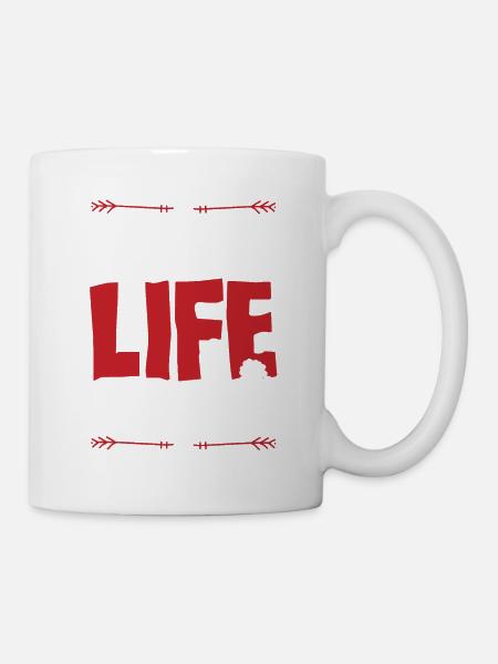 liebe tierschutz - Tasse - Weiß