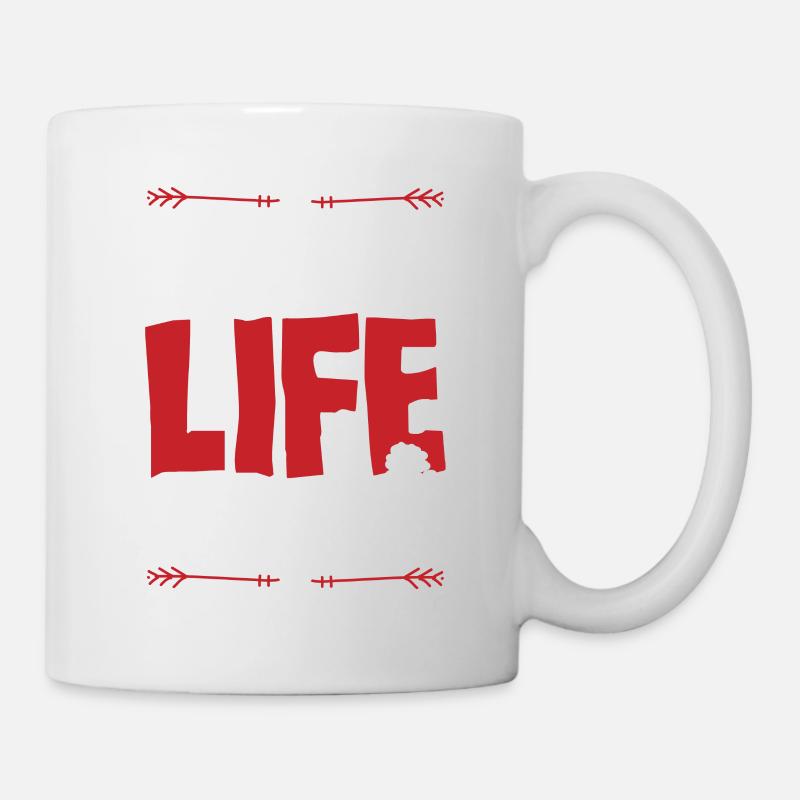 liebe tierschutz - Tasse - Weiß