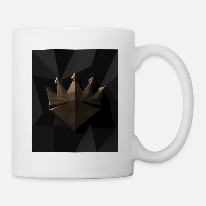 Geometric crown - Mug - white
