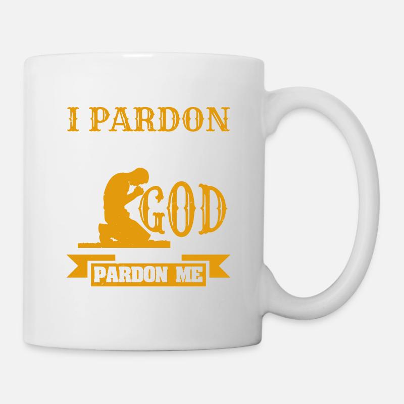 JE LUI PARDONNE COMME DIEU - Mug blanc - blanc