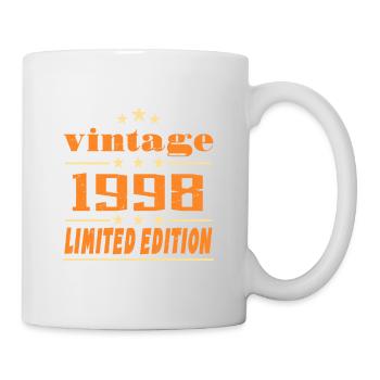 1998 Vintage Retro Birthday Bday Gift 1998 - Mug blanc - blanc - Droite