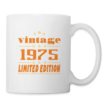 1975 Vintage Retro Birthday Bday Gift 1975 - Mug blanc - blanc - Droite