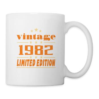 1982 Vintage Retro Birthday Bday Gift 1982 - Mug blanc - blanc - Droite