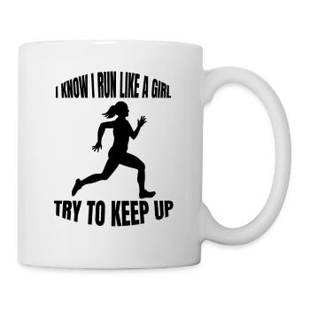 Jogger jogging course course fit cardio training - Mug blanc - blanc - Droite