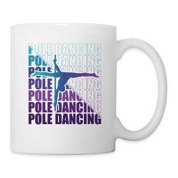 Pole Dance Dancer, Pole Dance, Pole Dancing - Mug blanc - blanc - Droite