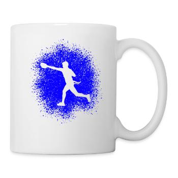 Joueurs de flag football américain Hommes - Mug blanc - blanc - Droite