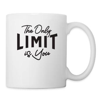The Only Limit Is You - Motivational Quote - Mug - white - Right
