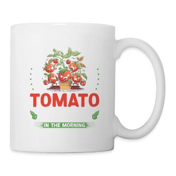 J’aime l’odeur des plants de tomates, Funny Tomato - Mug blanc - blanc - Droite