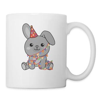Lapin pour anniversaire un cadeau pour les enfants - Mug blanc - blanc - Droite