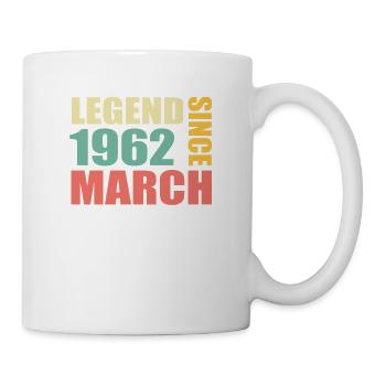 61e anniversaire Mars Né en 1962 Idée cadeau - Mug blanc - blanc - Droite
