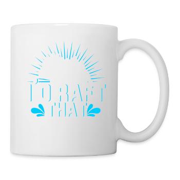 Rafting Floß Geschenk Paddler Rafting - Tasse - Weiß - Rechts