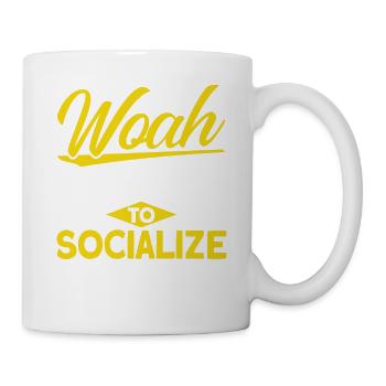 Introverted Gift Sarcastic Introverted - Mug - white - Right