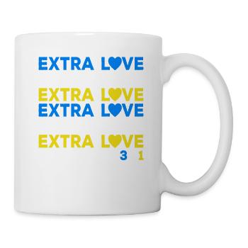 Down Syndrome Extra Chromosomes Extra Love - Mug - white - Right