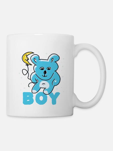 Junge - Babyshower - Tasse - Weiß