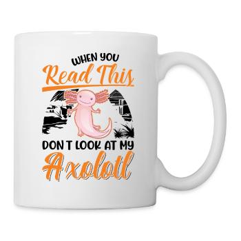 Axolotl Queue Cadeau Amphibien Axolotl - Mug blanc - blanc - Droite