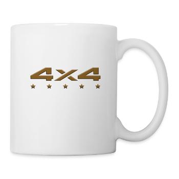 Offroad Fahrzeug 4x4 - Tasse - Weiß - Rechts