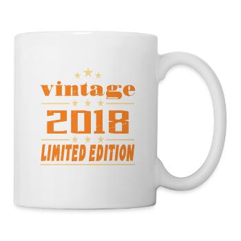 2018 Vintage Retro Birthday Bday Gift 2018 - Mug - white - Right