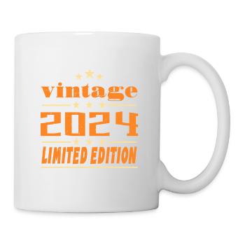 2024 Vintage Retro Geburtstag Bday Geschenk 2024 - Tasse - Weiß - Rechts