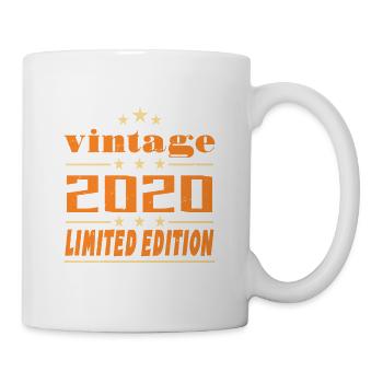 2020 Vintage Retro Geburtstag Bday Geschenk 2020 - Tasse - Weiß - Rechts