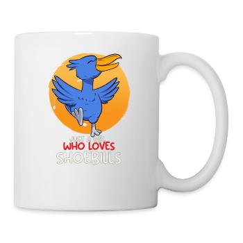 Shoebill Bird Ornithologist Forest I Gift - Mug - white - Right