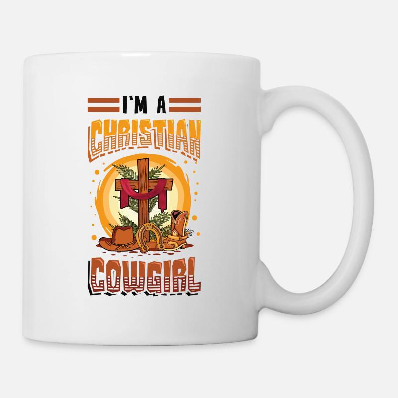 Religiöses Rodeo - Tasse - Weiß