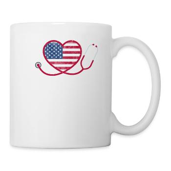 Krankenschwester für den Strafvollzug Thin Silver - Tasse - Weiß - Rechts