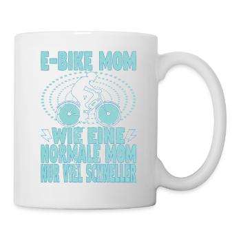 Elektrofahrrad Mama Pedelec EBike Mutter E-Bike - Tasse - Weiß - Rechts